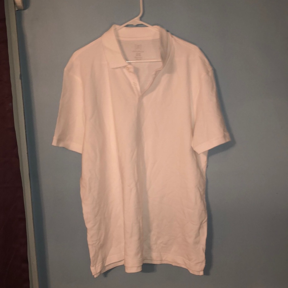 White collared shirt